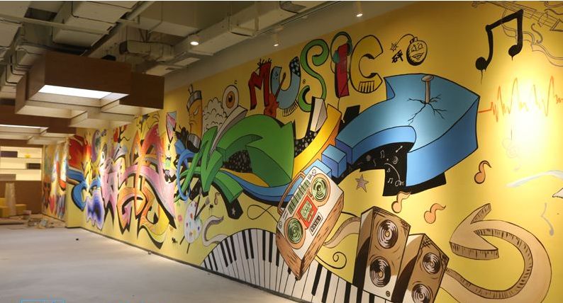 [儿童缤fun涂鸦墙]